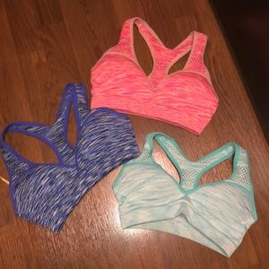 32 A sports bra with push-up. 3 for $30